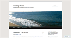 Desktop Screenshot of pressingpause.com